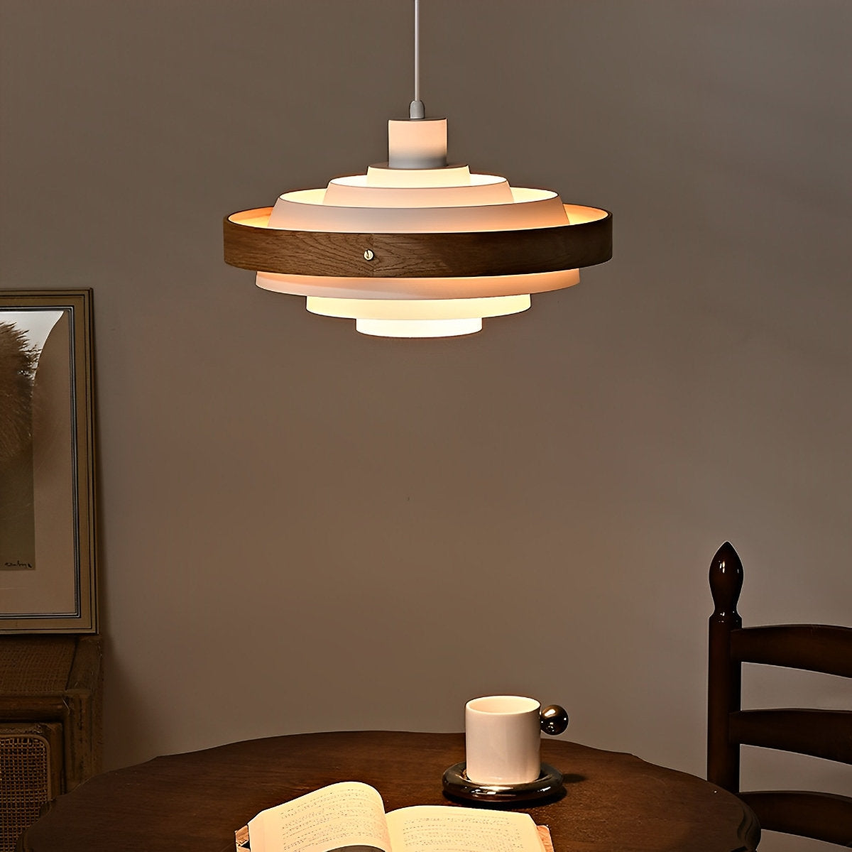 Moderne minimalistische schaduw drum hanglamp