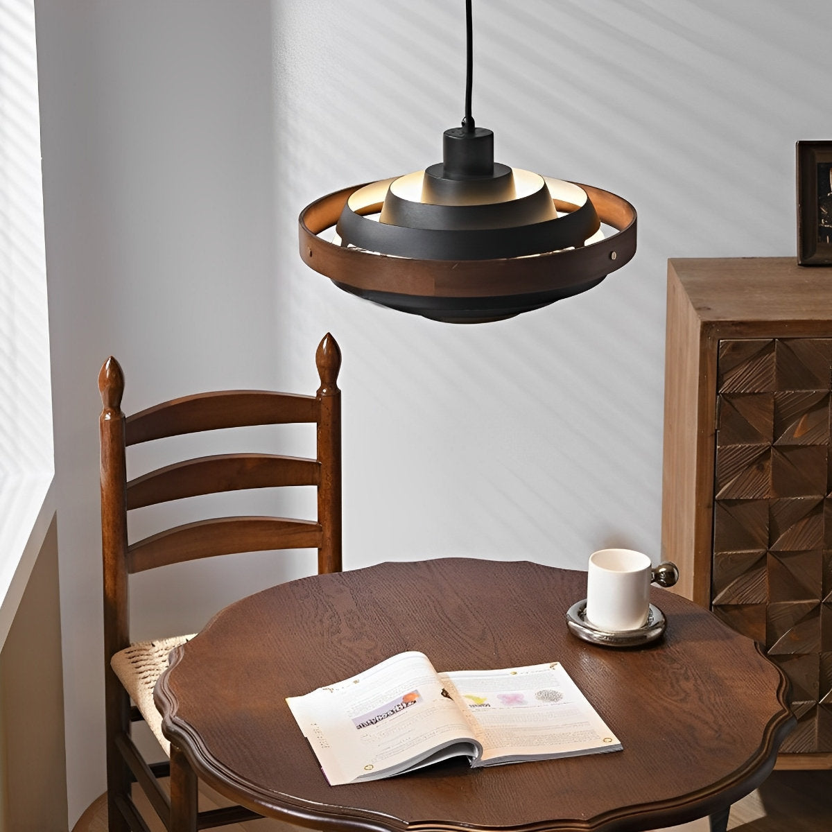 Moderne minimalistische schaduw drum hanglamp