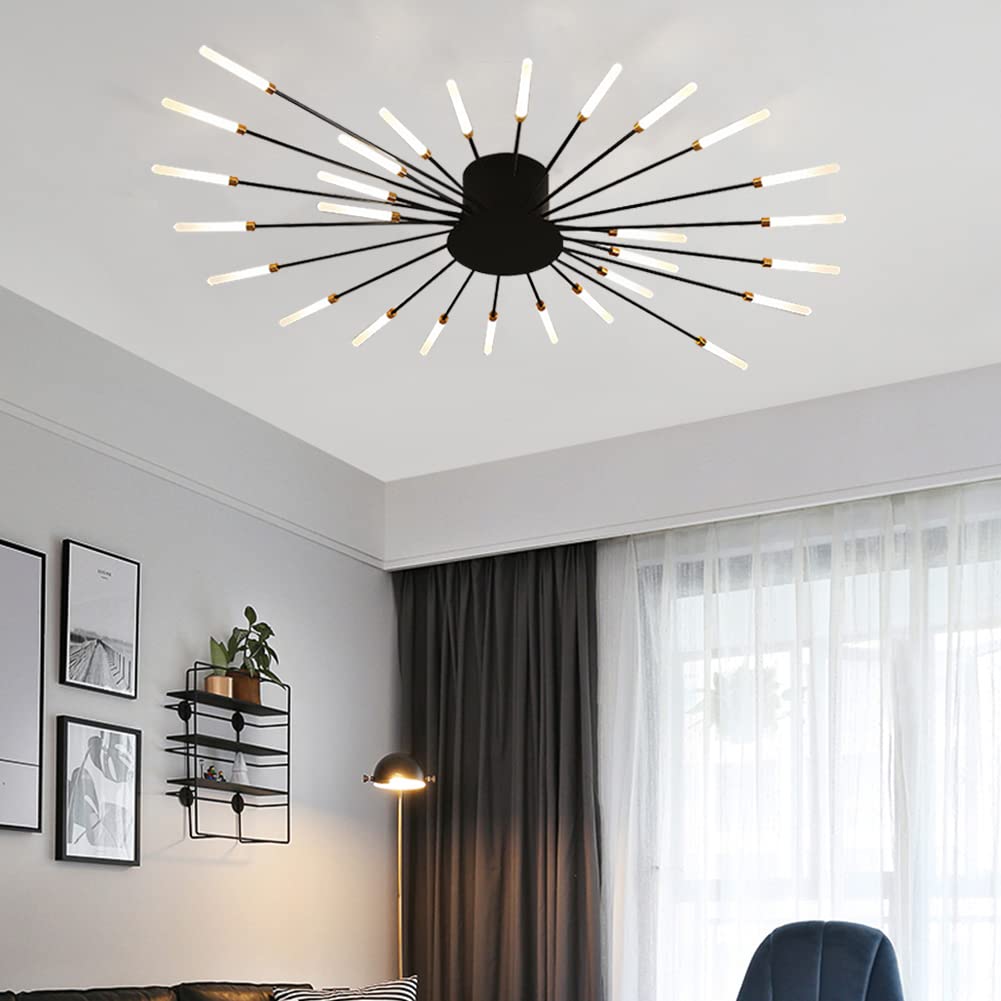 Opbouw plafondlamp Vuurwerk | Woonkamer/Slaapkamer