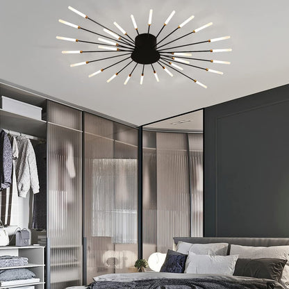 Opbouw plafondlamp Vuurwerk | Woonkamer/Slaapkamer