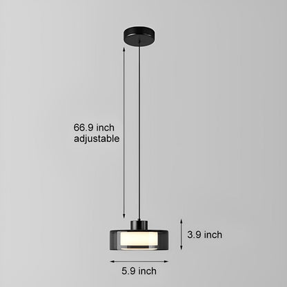 Moderne minimalistische kroonluchter glas messing bedlampje verlichting