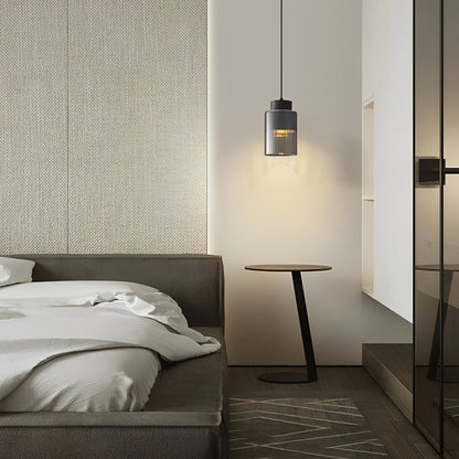 Moderne minimalistische kroonluchter glas messing bedlampje verlichting