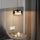 Moderne minimalistische kroonluchter glas messing bedlampje verlichting