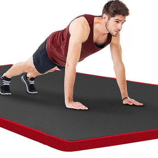 Fitnessmat Heren Hoge Dichtheid Oefening Yoga Antislip Mat Voor Sportschool Thuis