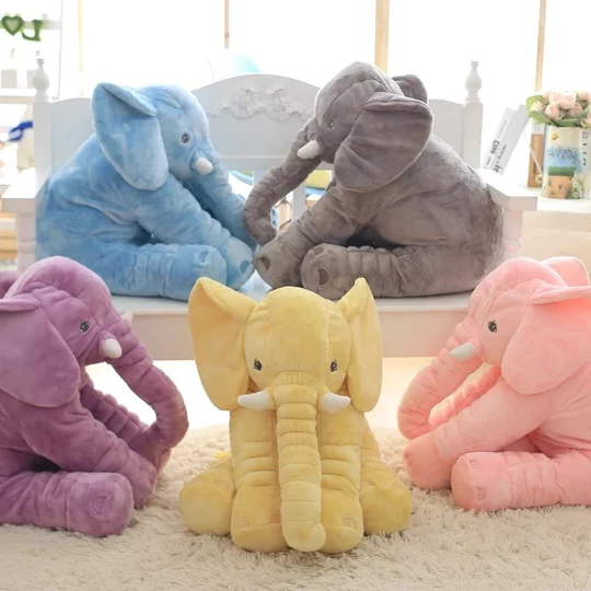 Baby Olifant Knuffelkussen