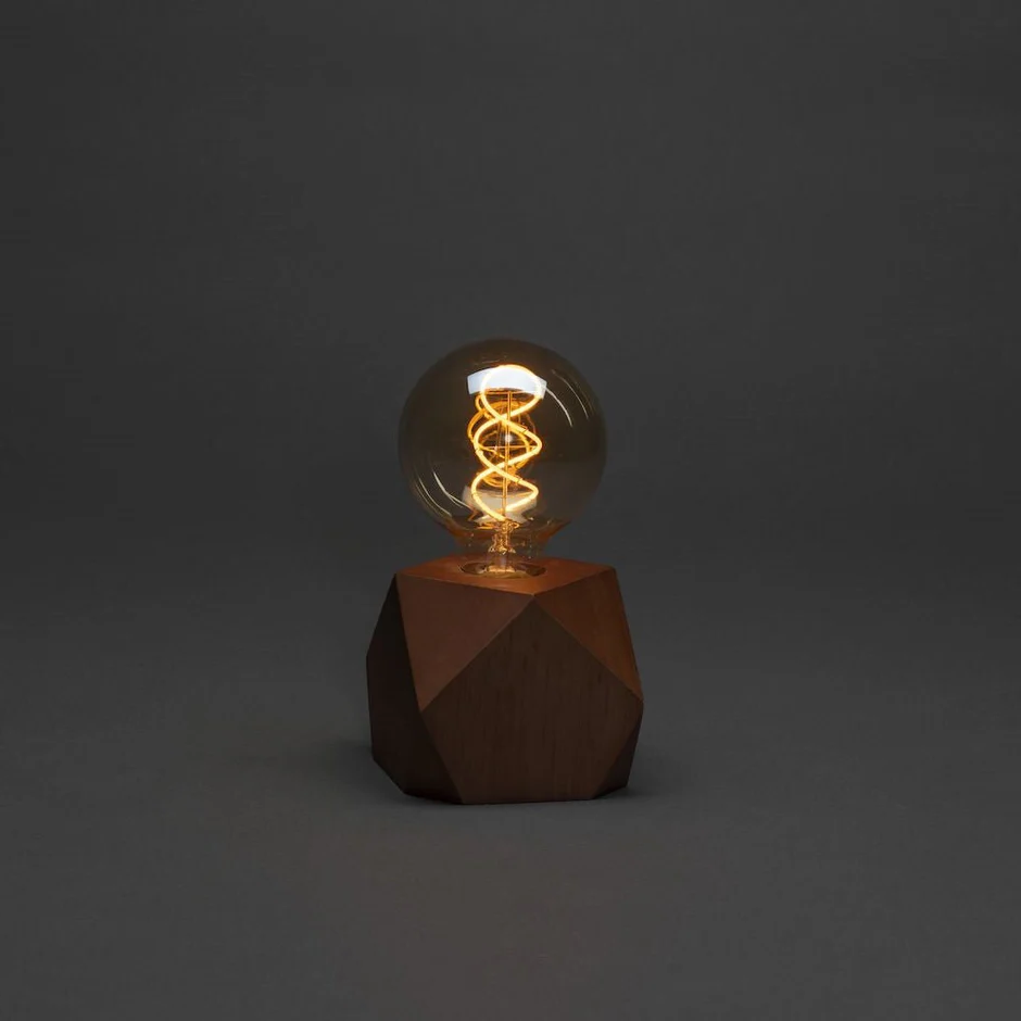 Wooden Cordless Table Lamp