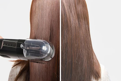 Haarstijlapparaat en gespleten haarpuntenschaar