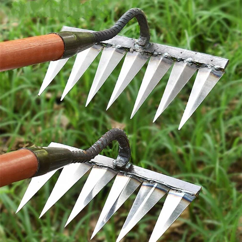 Unkrauteisenrechen