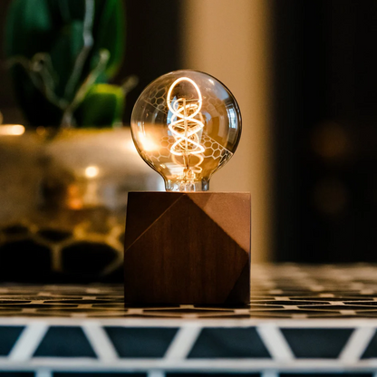 Wooden Cordless Table Lamp