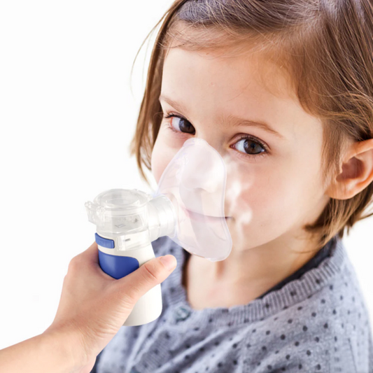 Mini Ultrasone Draagbare Handheld Vernevelaar Machine Mesh Stoom Inhalator voor Kinderen, Volwassenen