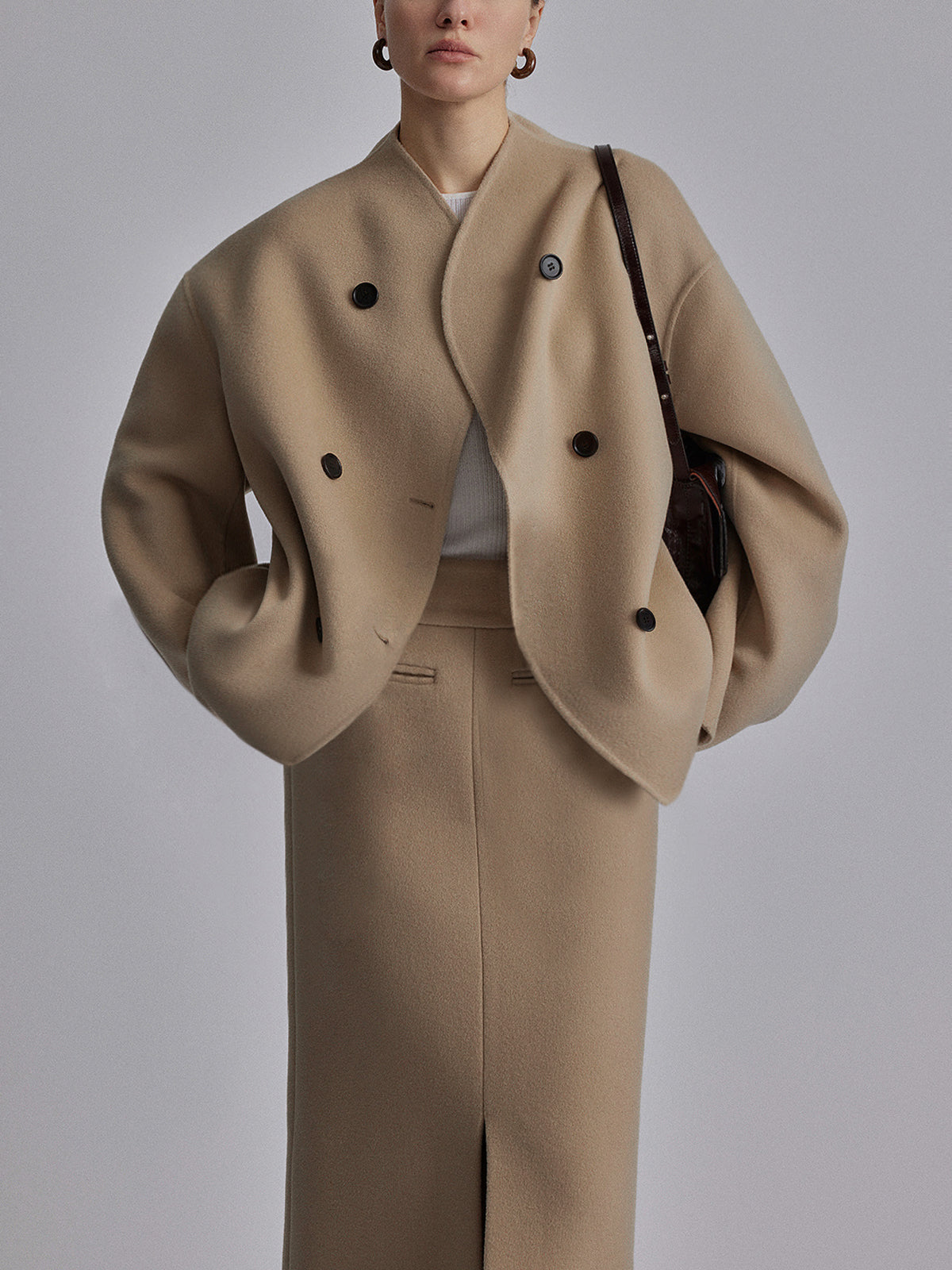 Übergroße Hemdjacke