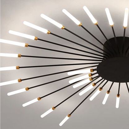 Opbouw plafondlamp Vuurwerk | Woonkamer/Slaapkamer