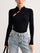 Effen Skinny Trui Met Uitgesneden Details