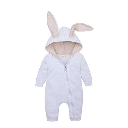 Newborn Bunny Onesie - Cute Hooded Rabbit Lamb Costume for Babies