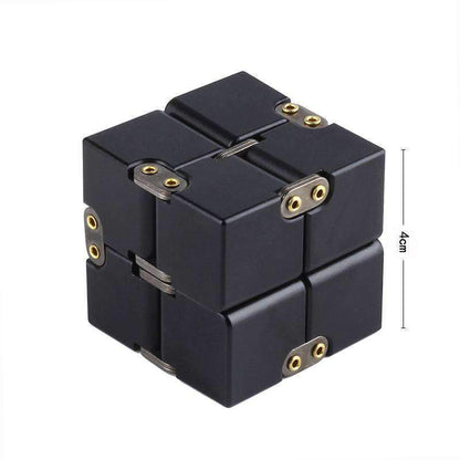 Premium metal uendelighedskube fidget legetøj