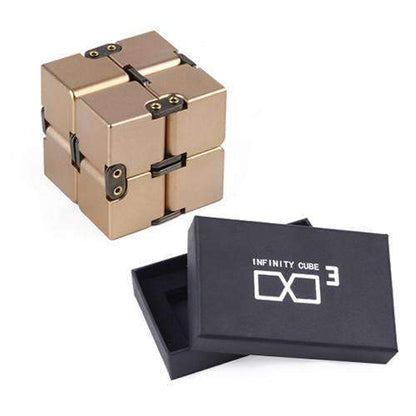 Premium metal uendelighedskube fidget legetøj
