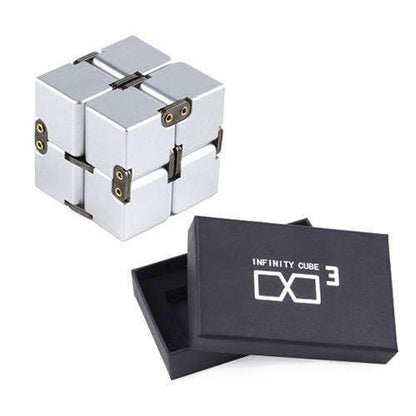 Premium metal uendelighedskube fidget legetøj