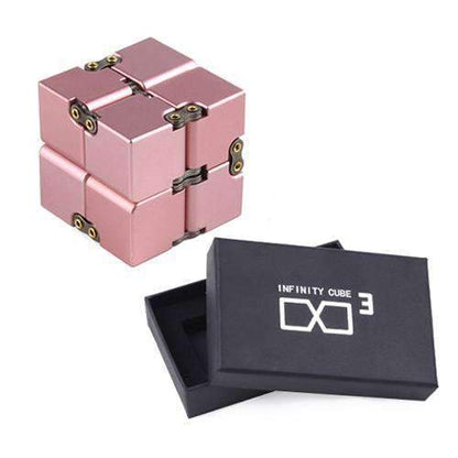 Premium metal uendelighedskube fidget legetøj