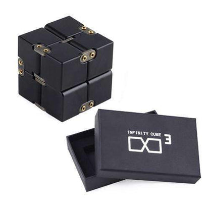 Premium metal uendelighedskube fidget legetøj
