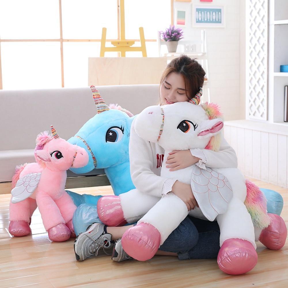 Riesiges Kawaii Einhorn Plüschtier