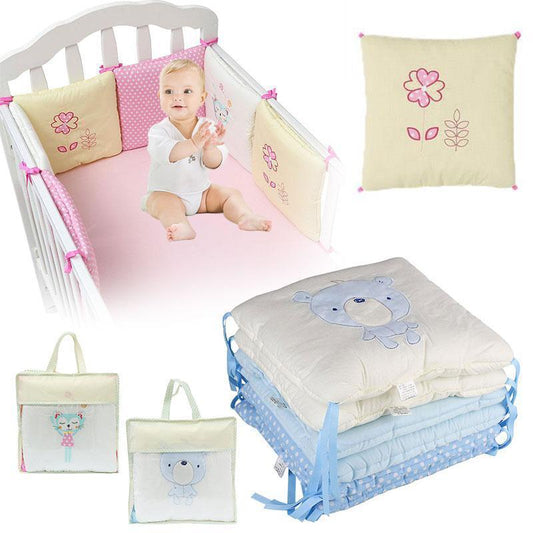 Bumper Cushion Fence Cover Cotton Baby Protector Safety