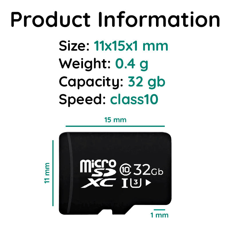 Hukommelseskort - 32GB microSD-kort