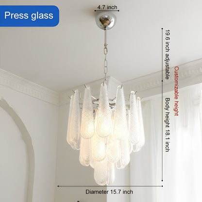 Retro Luxe Traanvormige Waterval Kroonluchter Licht