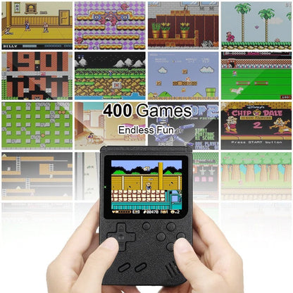 Draagbare Retro Spelconsole met Ingebouwde 400+ Klassieke Spellen