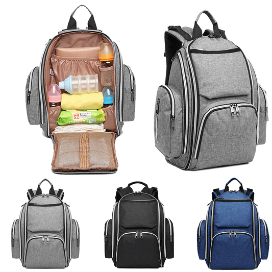 Mumien-Rucksack Wickeltasche Baby Wickelrucksack