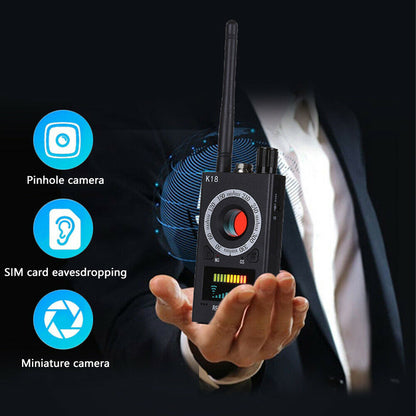 Verborgen Camera Detector, GPS Tracker, RF Signaal & Bug
