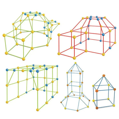 Pädagogisches DIY-Festungsset für Kinder | Spaßiges Bastelset für Kinder STEM