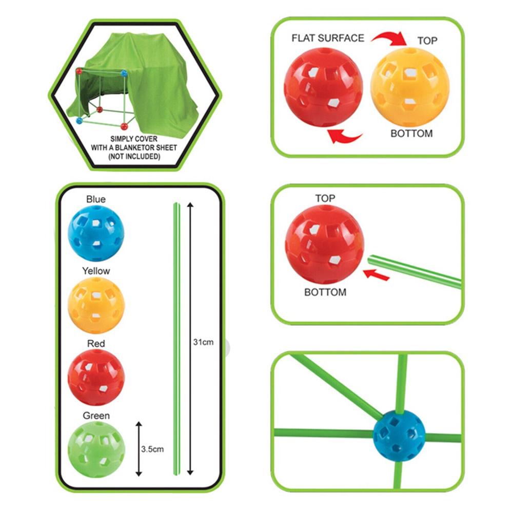 Pädagogisches DIY-Festungsset für Kinder | Spaßiges Bastelset für Kinder STEM