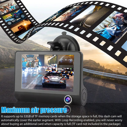 4" Touchscreen Voor- en Achter Dashcam