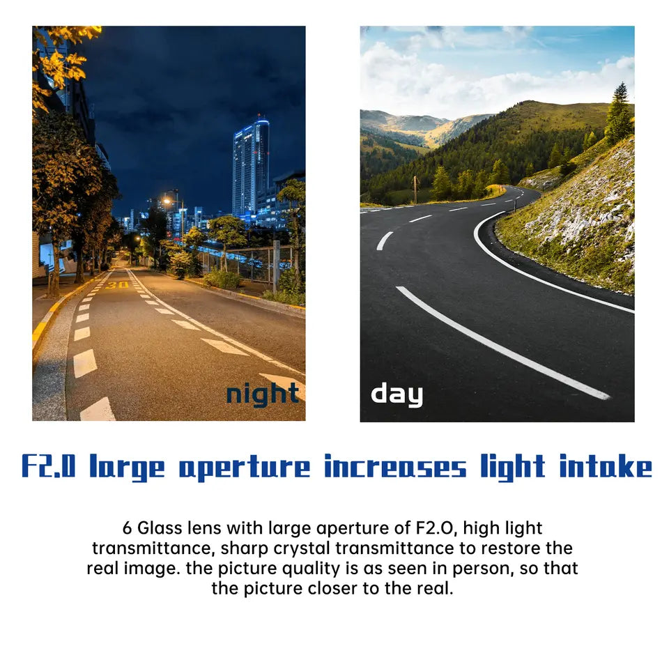4" Touchscreen Voor- en Achter Dashcam