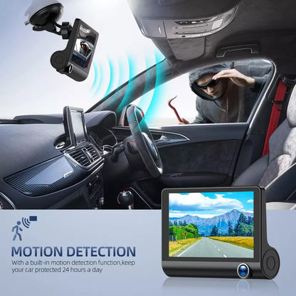 4" Touchscreen Voor- en Achter Dashcam