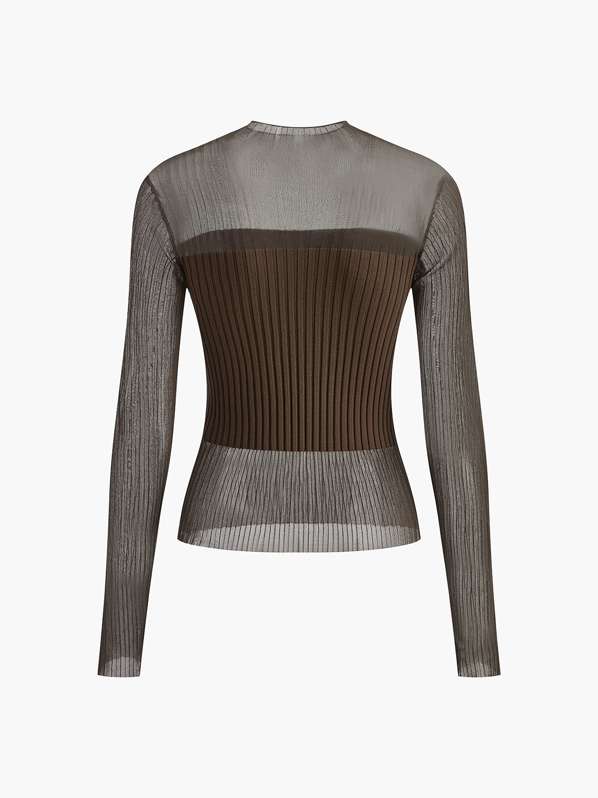 Transparante Paneel Slim Trui