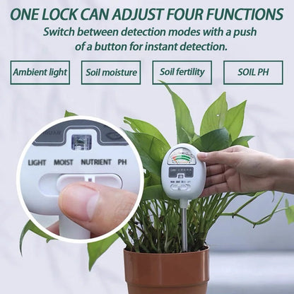 4-in-1 slimme bodemmeter voor nauwkeurige plantverzorgingsmonitoring