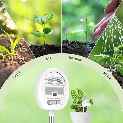 4-in-1 slimme bodemmeter voor nauwkeurige plantverzorgingsmonitoring