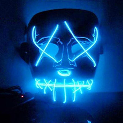LED leuchtende Purge Wahljahr Maske für Halloween