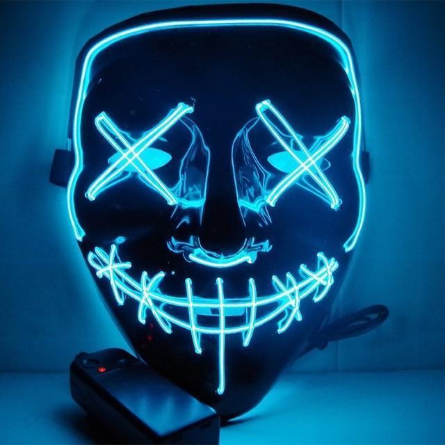 LED leuchtende Purge Wahljahr Maske für Halloween