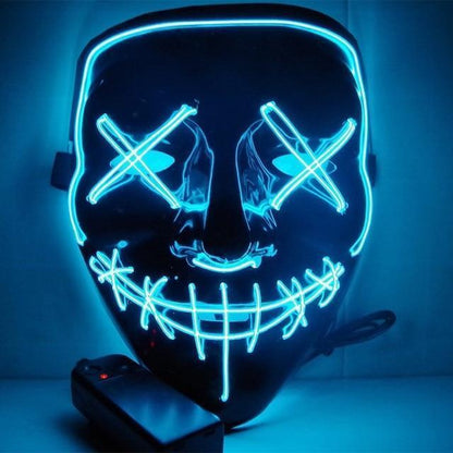LED leuchtende Purge Wahljahr Maske für Halloween