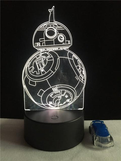 3D Lamp with 7 Colors