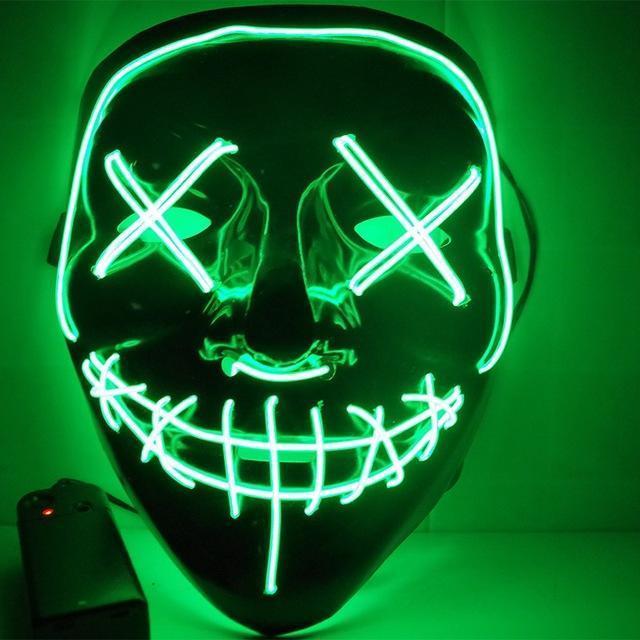 LED leuchtende Purge Wahljahr Maske für Halloween