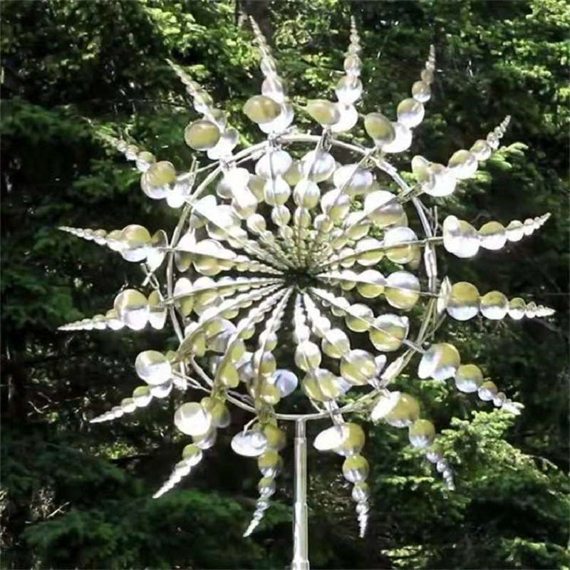 Nieuwe Anti-Roest Magische Metaal Windmolen-Kinetische Metaal Windspinner