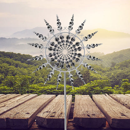 Nieuwe Anti-Roest Magische Metaal Windmolen-Kinetische Metaal Windspinner