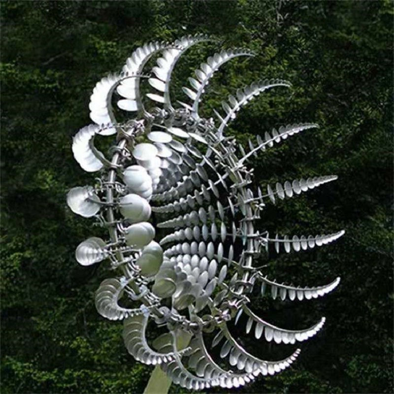 Nieuwe Anti-Roest Magische Metaal Windmolen-Kinetische Metaal Windspinner