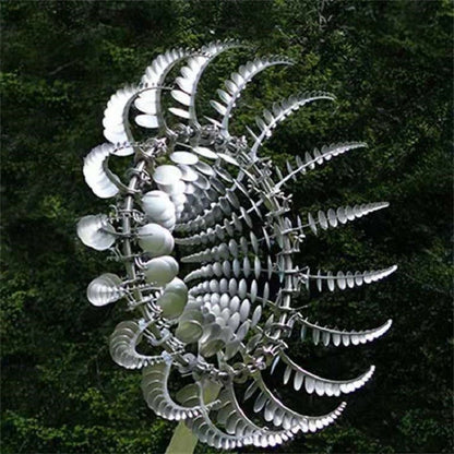 Nieuwe Anti-Roest Magische Metaal Windmolen-Kinetische Metaal Windspinner
