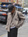 Women's Stand Collar Jacket – Button Front Casual Coat