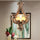 Houten vintage rustieke industriële hanglamp