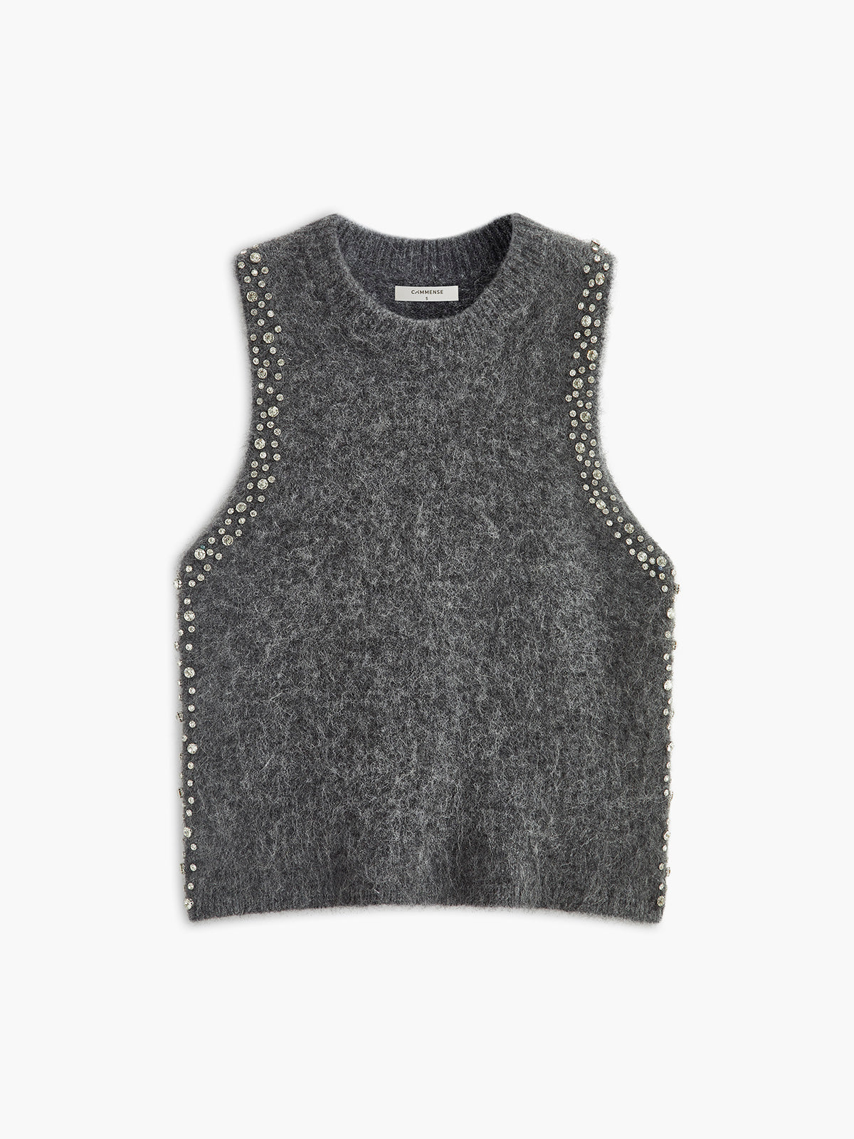 Wolmix geborduurde sweatervest